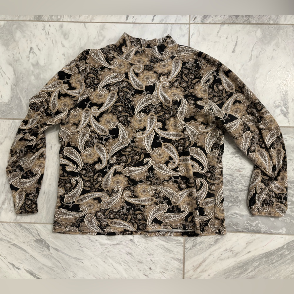 Paisley Print Women's Sweater